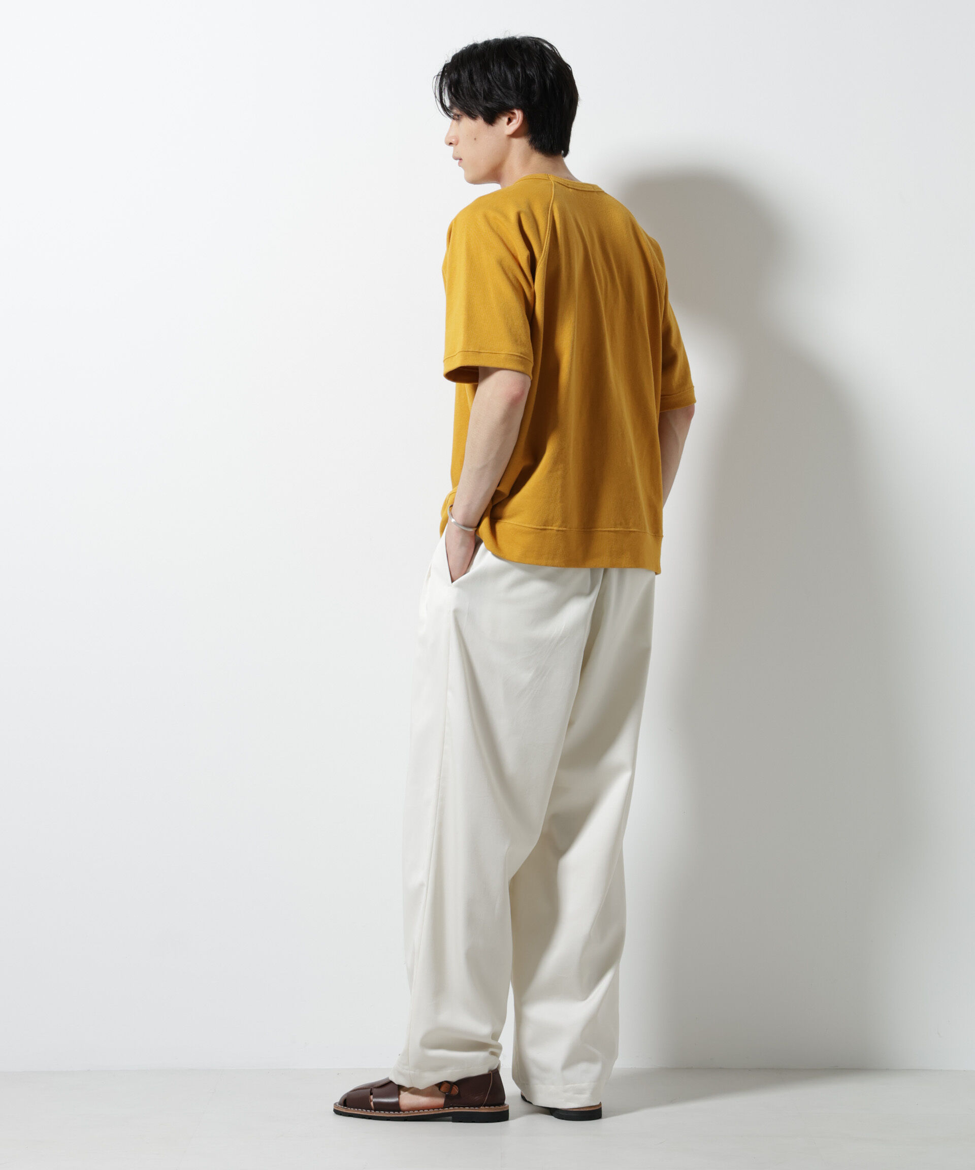 nano･universe「ヘビーウェイトコットンラグランスリーブTシャツ」|Tシャツ・カットソー|