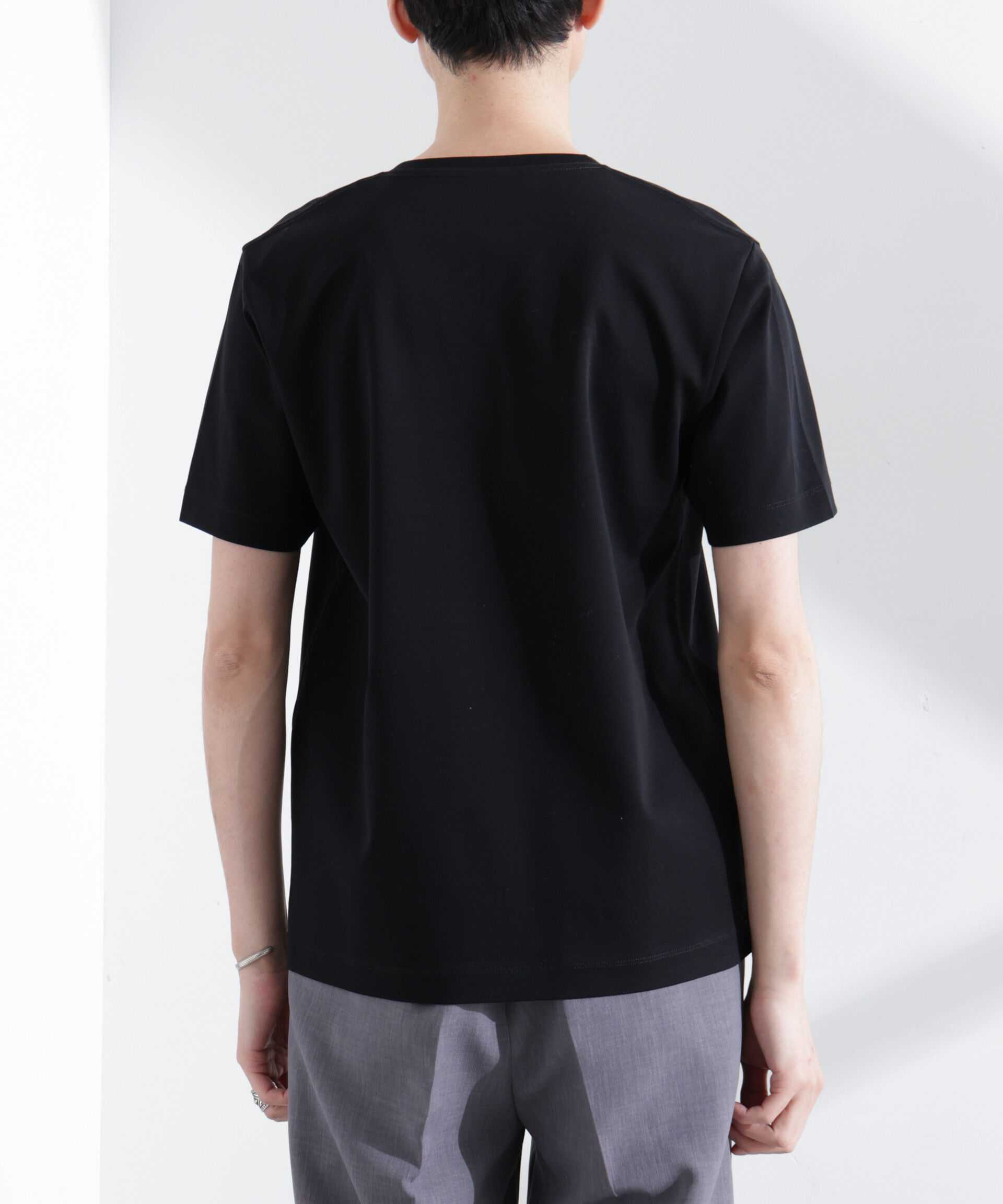  「アンチスメル VネックTシャツ 半袖」|Tシャツ・カットソー|