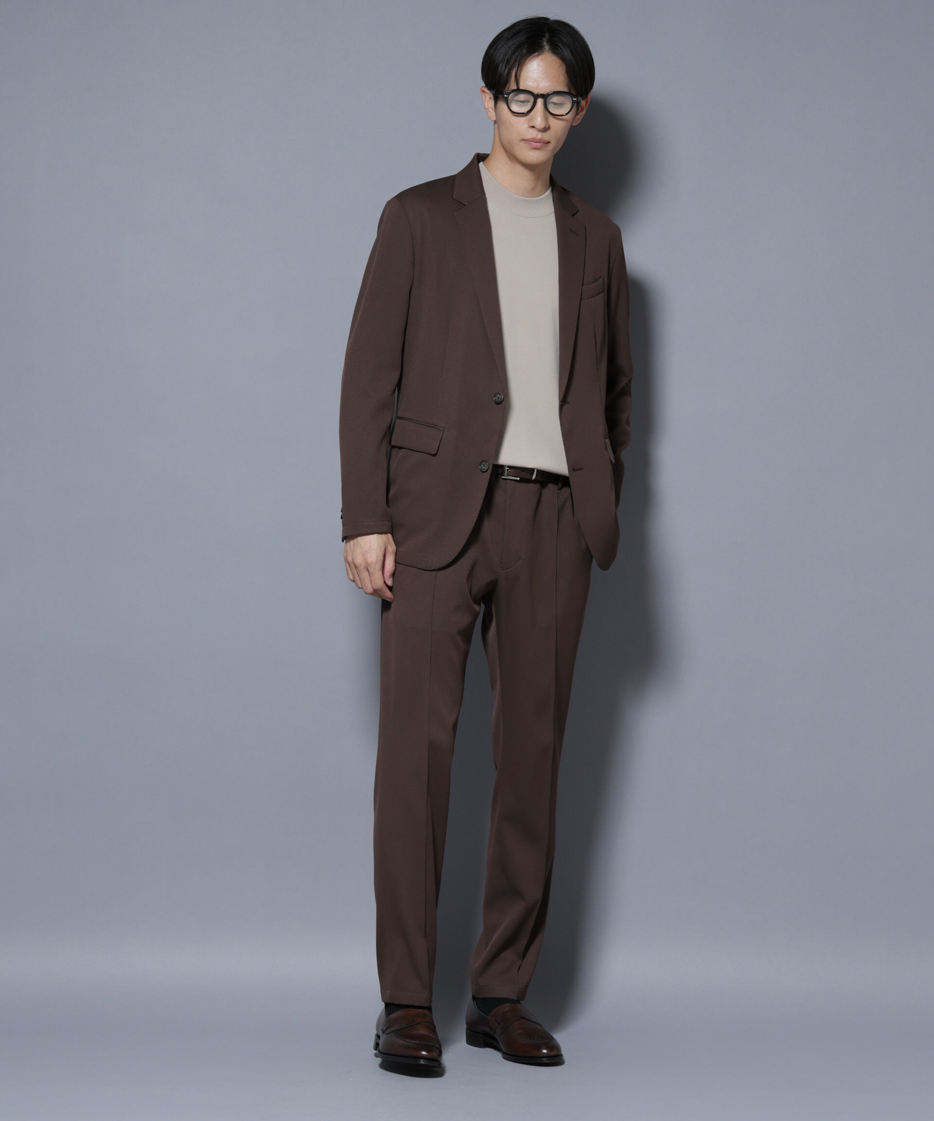 nano･universe「「N TROUSERS BASIC」 シャドーストライプパンツ(セットアップ可)」|スーツ|