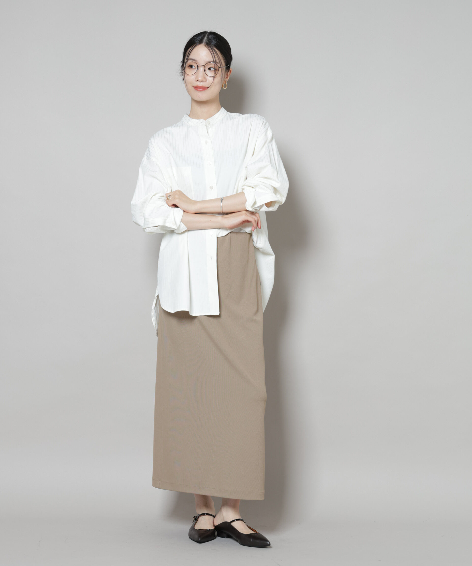 nano･universe「サカリバナロースカート(セットアップ可)」|スカート|