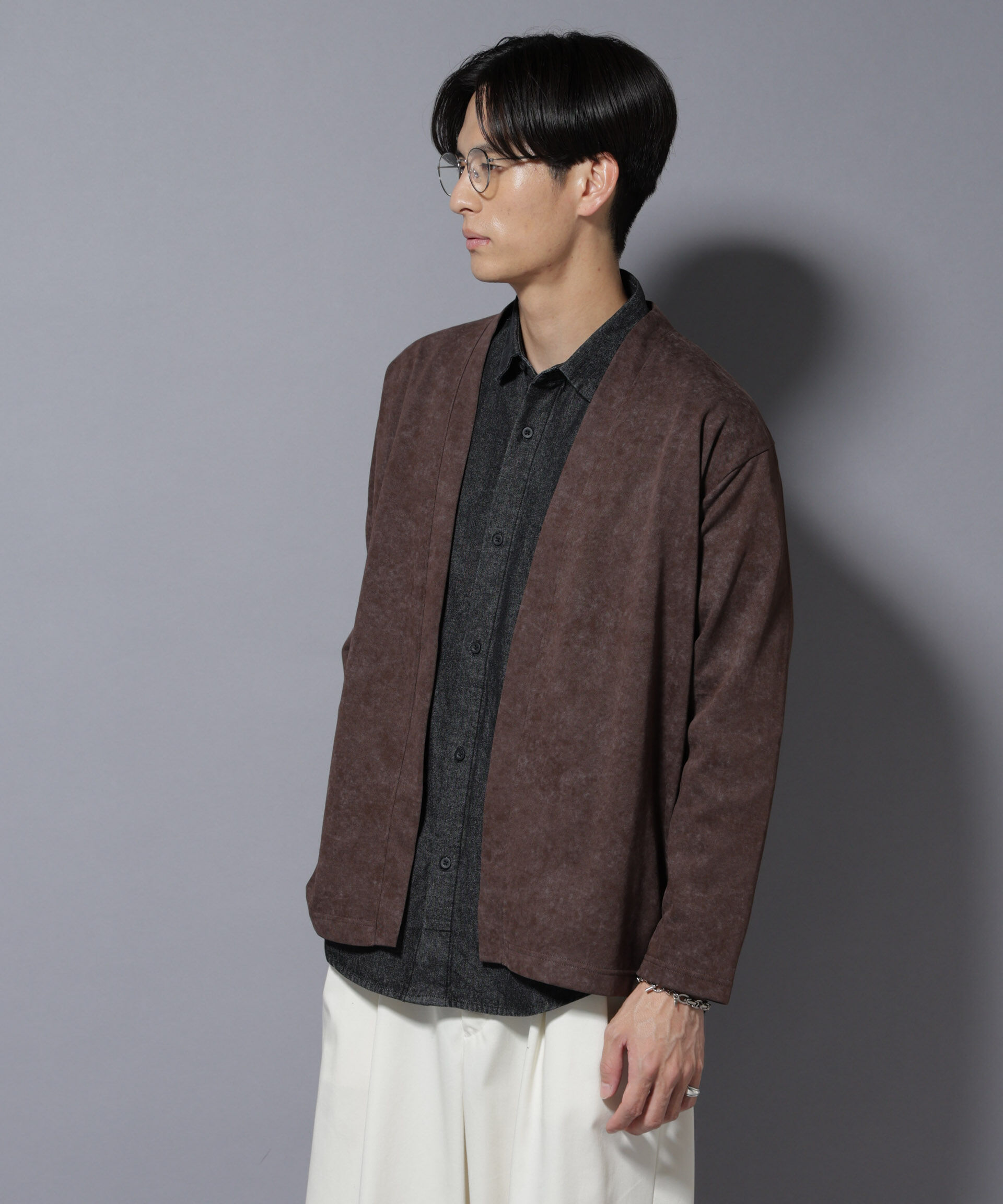 nano･universe「フェードカラーカーディガン」|Tシャツ・カットソー|