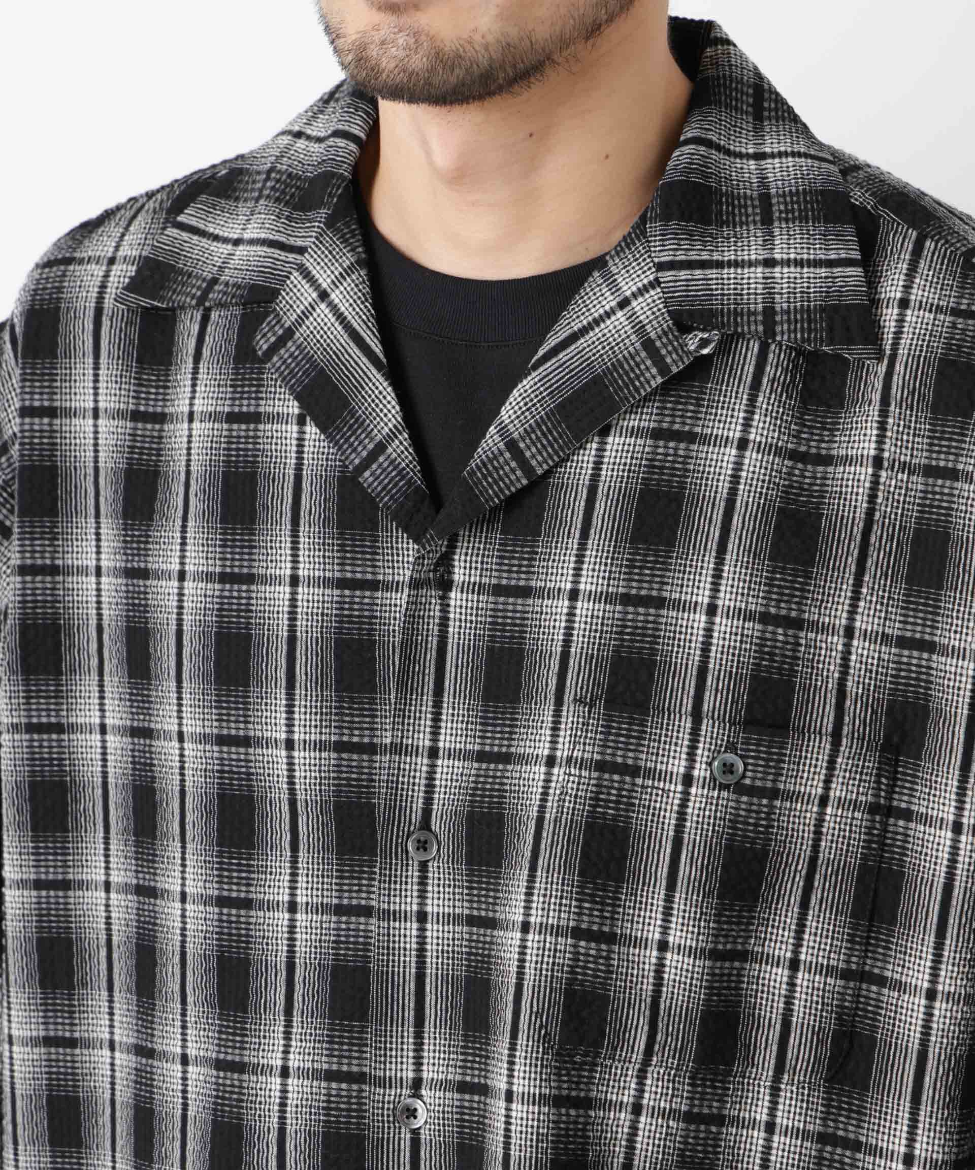 nano･universe「マイクロシアサッカーチェックシャツ」|シャツ・ブラウス|