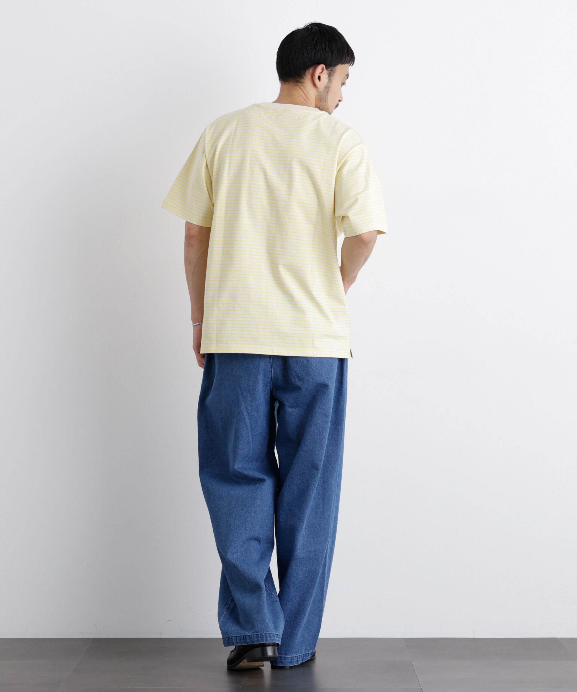 nano･universe「ボーダーTシャツ 半袖」|Tシャツ・カットソー|