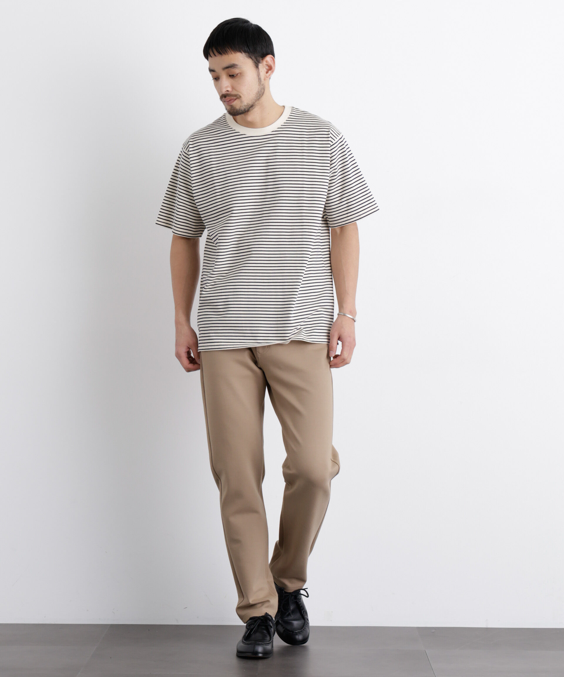 nano･universe「ボーダーTシャツ 半袖」|Tシャツ・カットソー|