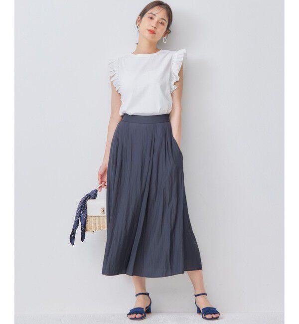 組曲「Jazzy-Jersey フリル袖Ｔシャツ」|Tシャツ・カットソー|