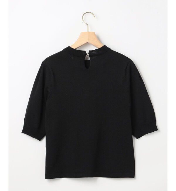 組曲「シアー ニット５分袖 プルオーバー」|ニット・セーター|