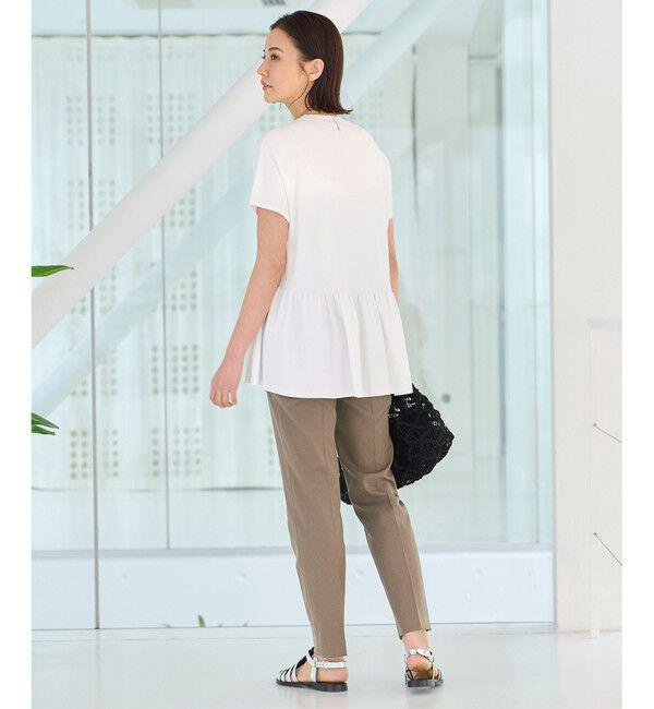 自由区「【XXSサイズ～/接触冷感/UVカット/吸水速乾/洗える】シェルタリングドライオックス テーパードパンツ」|その他|