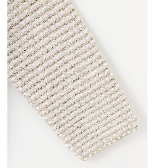 自由区「ツイード調ニット ジャケット」|カーディガン|