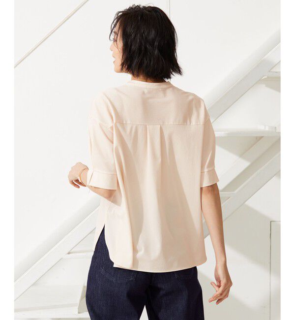 自由区「【WEB限定・洗える】トリコットジャージー カットソー」|シャツ・ブラウス|