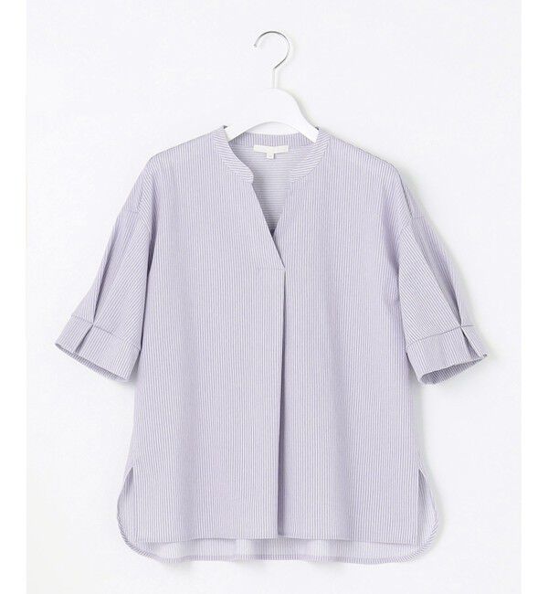 自由区「【WEB限定・洗える】トリコットジャージー カットソー」|シャツ・ブラウス|