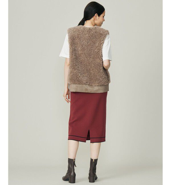 自由区「【SHIHOさん着用】カルガンラムエコファー ジレ」|ベスト・ジレ|