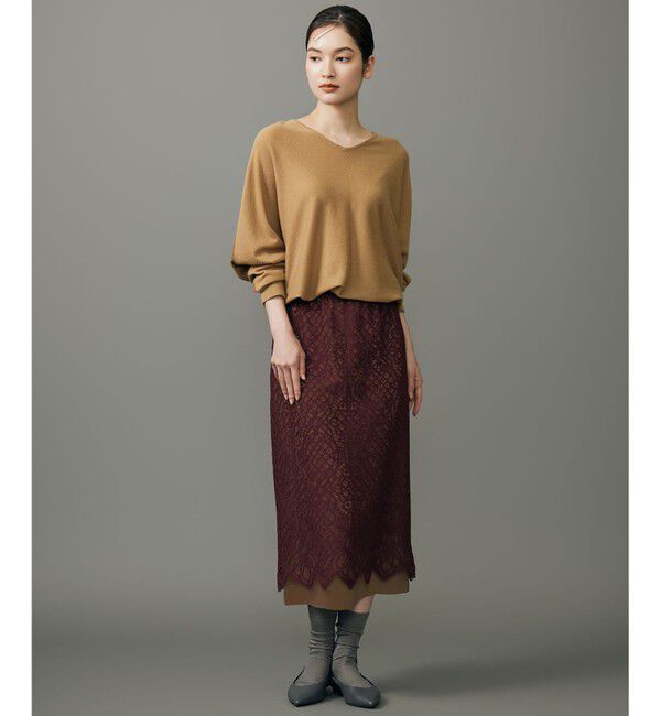 自由区「【カタログ掲載】ファインウールカシミヤドルマンシルエット ニット」|ニット・セーター|