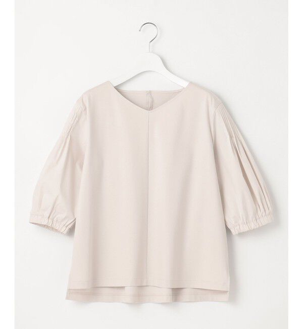 23区「【新色追加/洗える】スムースデザイン パフスリーブ カットソー」|Tシャツ・カットソー|