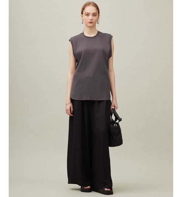 23区「【SACRA】ベアワッフル カットソー」|Tシャツ・カットソー|