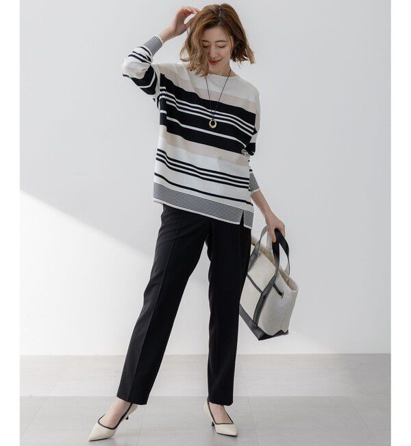 23区「【セットアップ対応/洗える】2WAYストレッチツイル ドロスト パンツ」|その他|