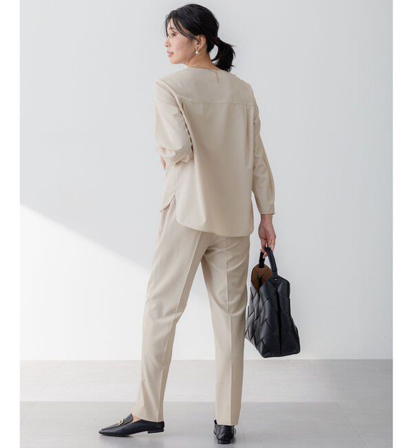 23区「【セットアップ対応/洗える】2WAYストレッチツイル ドロスト パンツ」|その他|