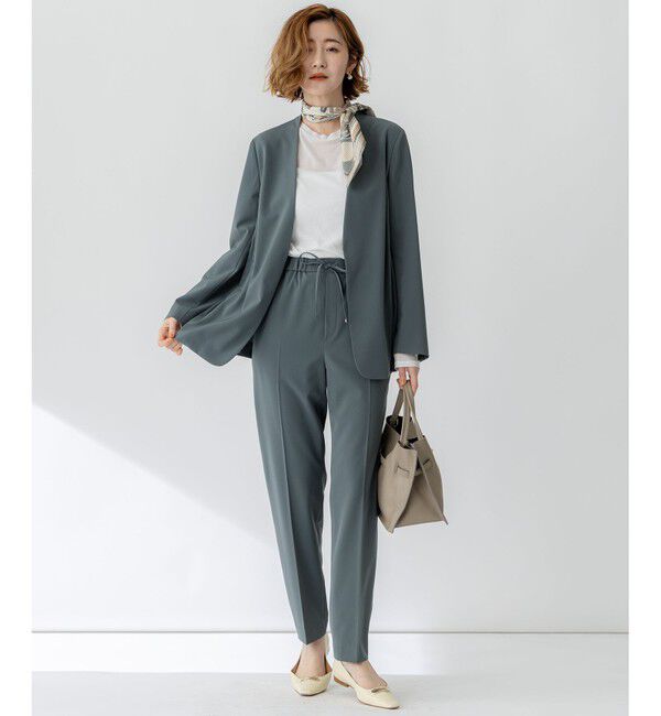 23区「【セットアップ対応/洗える】2WAYストレッチツイル ドロスト パンツ」|その他|