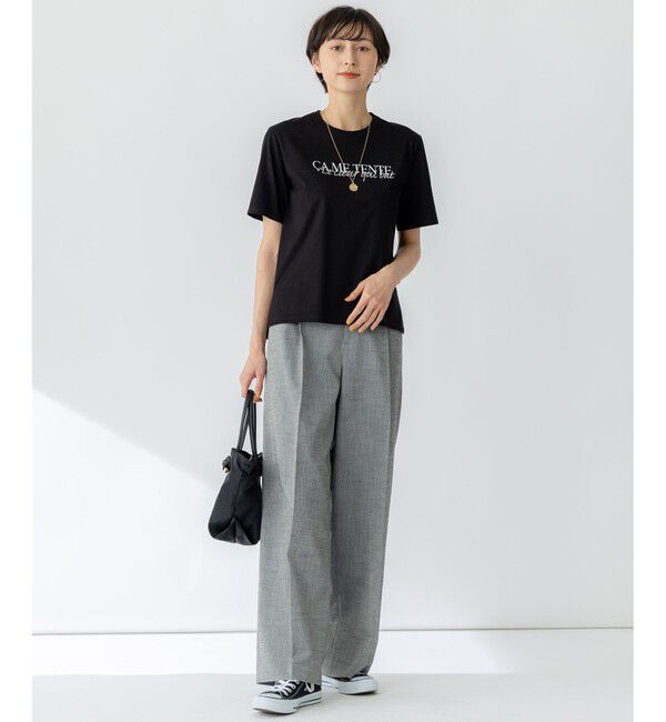23区「【洗える】CA ME TENTE ロゴ TEE」|Tシャツ・カットソー|