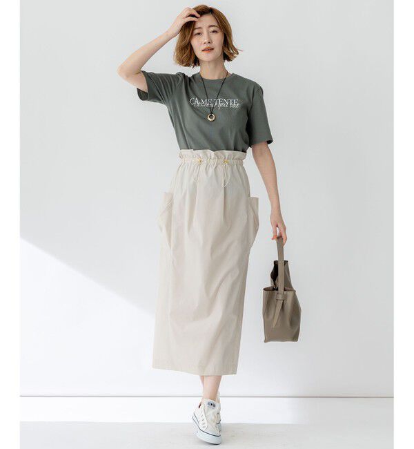 23区「【洗える】CA ME TENTE ロゴ TEE」|Tシャツ・カットソー|