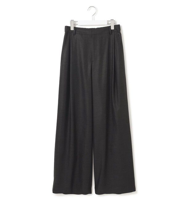 23区「【洗える】トリアセスラブストレッチ ワイド パンツ」|その他|