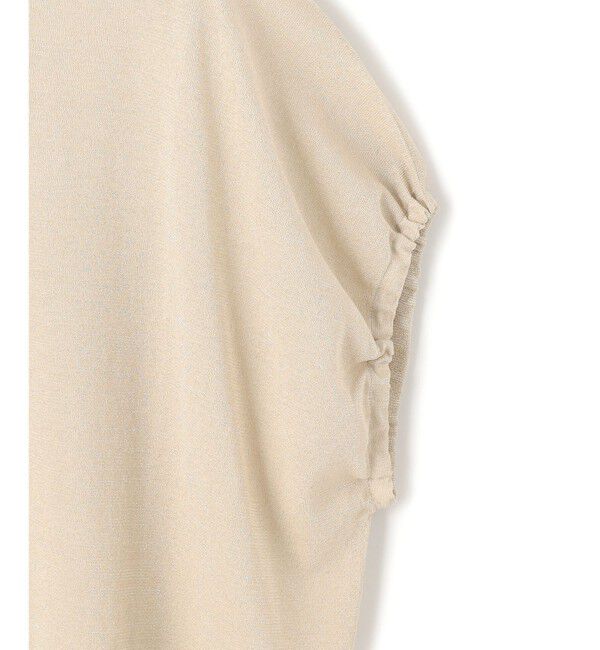 23区「【洗える】クリスピーシアールレックス ギャザースリーブ ラメ ニット」|ニット・セーター|