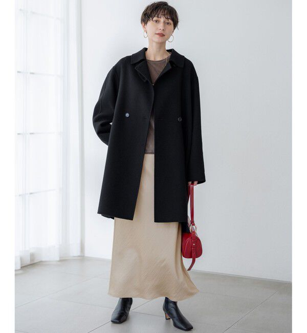 23区「【洗える】シアーベロア ロングスリーブ Tシャツ」|Tシャツ・カットソー|