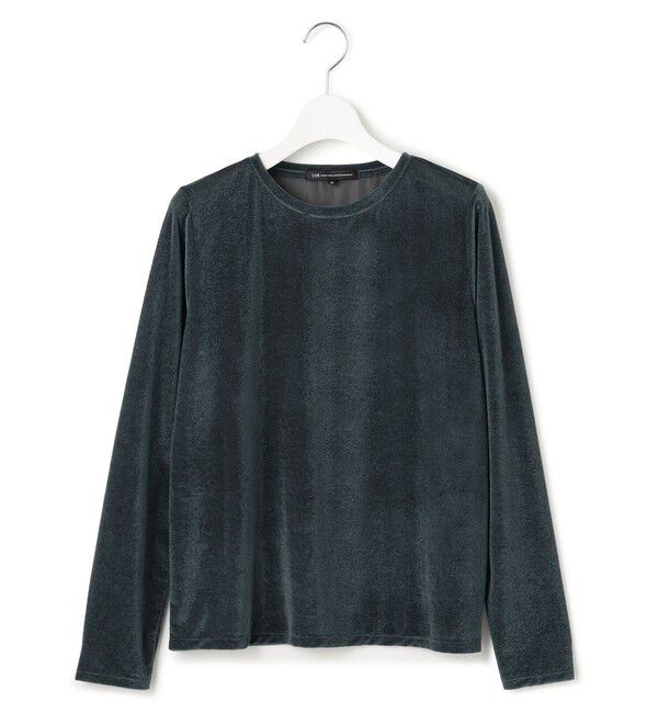 23区「【洗える】シアーベロア ロングスリーブ Tシャツ」|Tシャツ・カットソー|