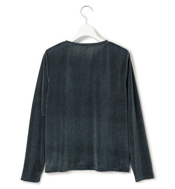 23区「【洗える】シアーベロア ロングスリーブ Tシャツ」|Tシャツ・カットソー|