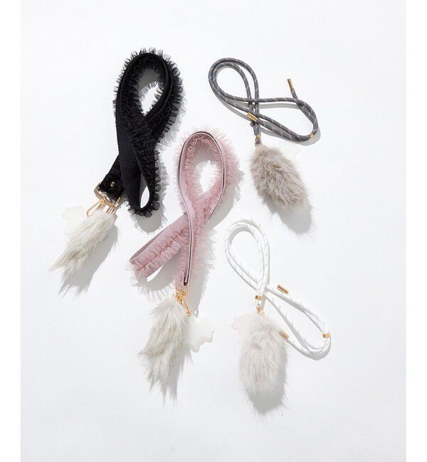 ANY SIS「【貴島明日香さんコラボ】キャットスマートフォン ショルダー（チュール）」|その他|