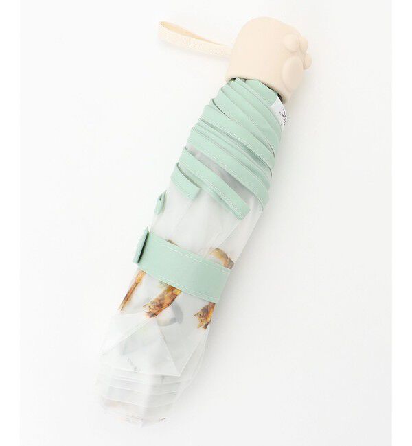 any SiS「【猫プリント】沖昌之 折りたたみアンブレニャン」|傘|