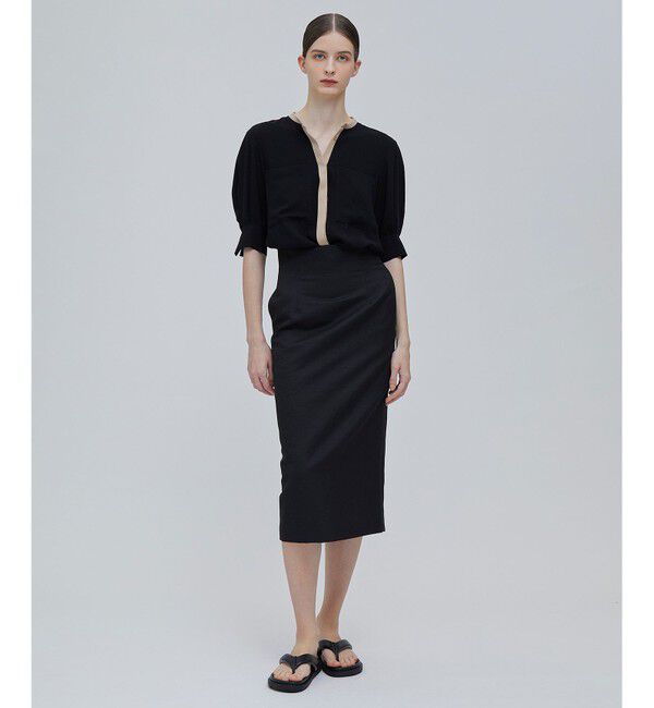 BEIGE,「CLAUDE / Iラインスカート」|スカート|