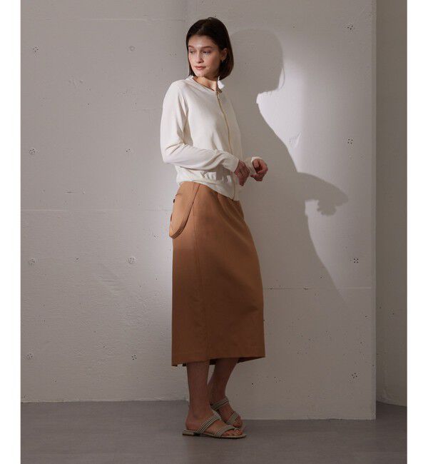 BEIGE,「CLAUDE / Iラインスカート」|スカート|