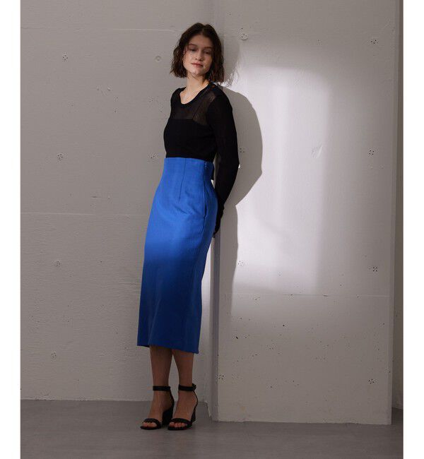 BEIGE,「CLAUDE / Iラインスカート」|スカート|