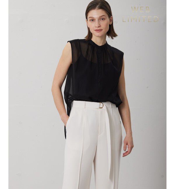 BEIGE,「【WEB限定】ODILON / シアーブラウス」|シャツ・ブラウス|