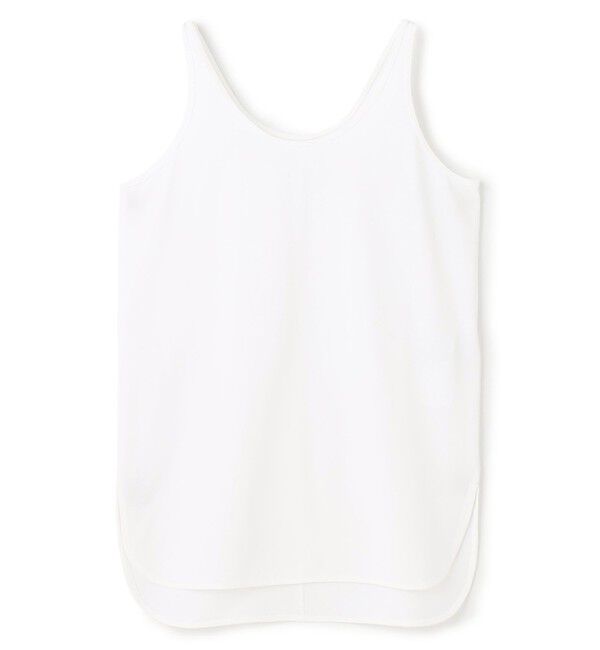 BEIGE,「【洗える】BROIS / コットンシャツテールタンクトップ」|Tシャツ・カットソー|