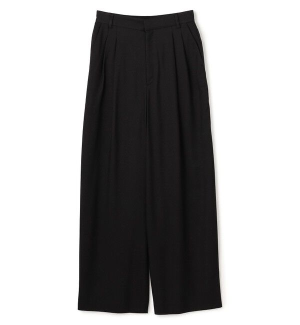 BEIGE,「【Oggi 10月号掲載】COBURN / シルク混2タックカーヴィーワイドパンツ」|その他|