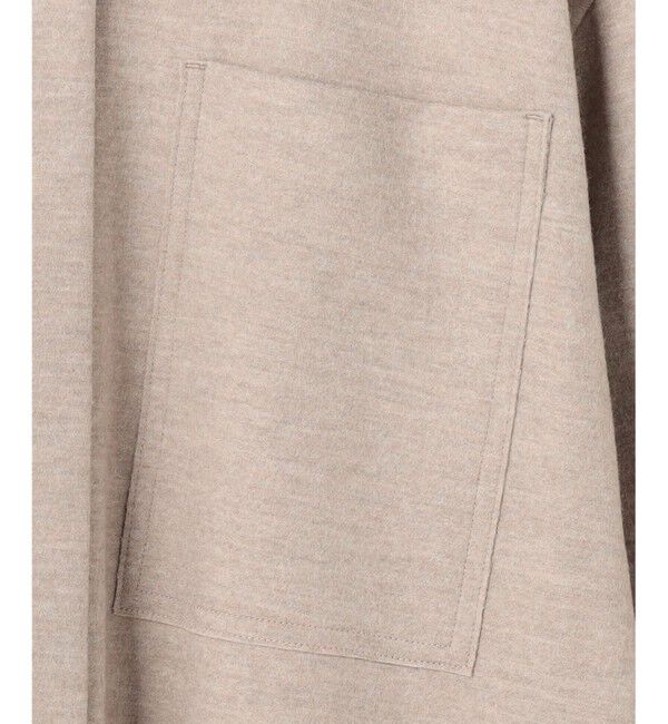 BEIGE,「【Oggi掲載】MONTAIGNE / ウールオーバーサイズシャツ」|シャツ・ブラウス|