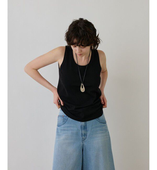 GRACE CONTINENTAL「クルーニットトップ」|Tシャツ・カットソー|ブラック