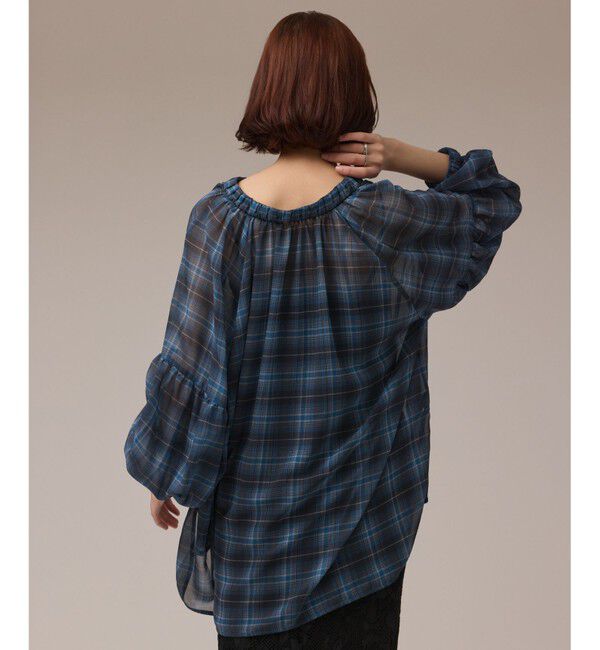 Diagram「チェックカフタントップ」|シャツ・ブラウス|