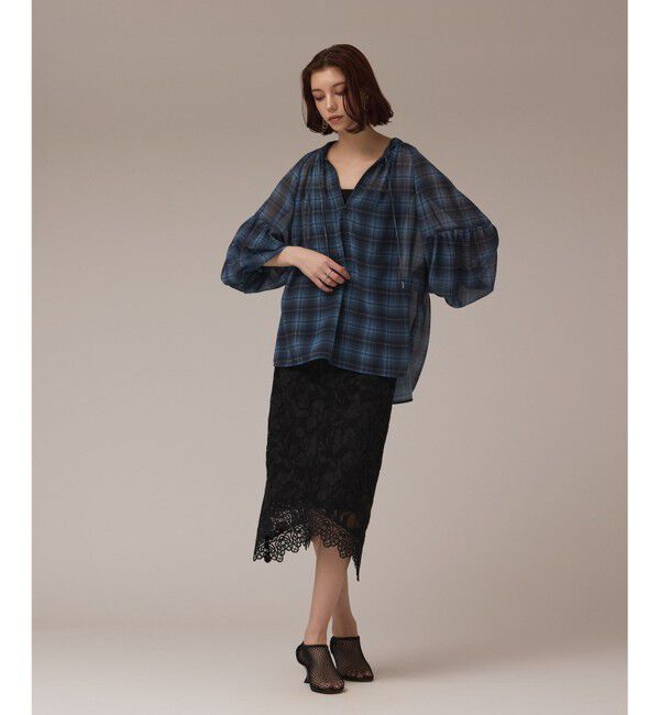 Diagram「チェックカフタントップ」|シャツ・ブラウス|