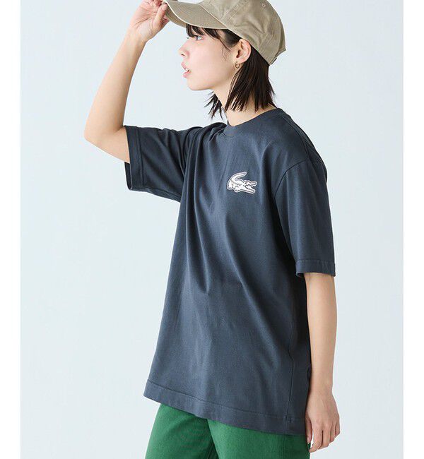 LACOSTE「【オンライン限定】LACOSTE オーバーサイズ バック プリント Tシャツ」|Tシャツ・カットソー|