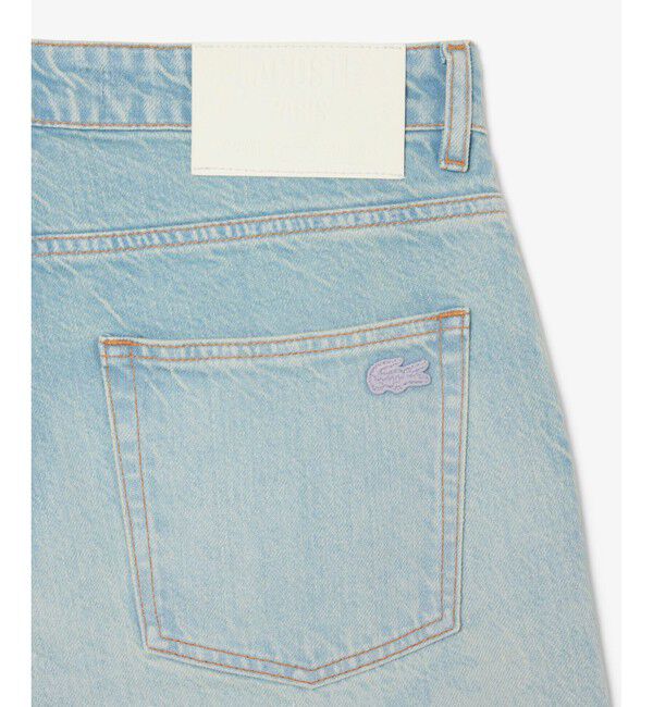 LACOSTE「シャンタコランドスケープモチーフデニムジーンズ」|デニム|