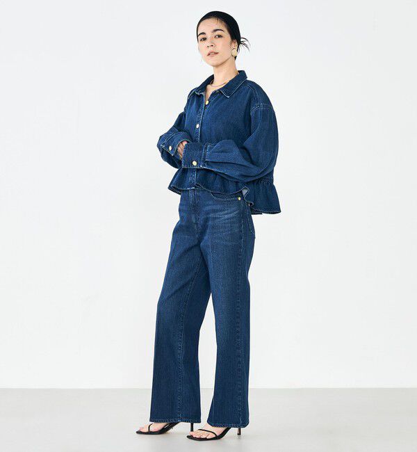 Rie Miller「【RM denim】センタープレスデニム」|デニム|