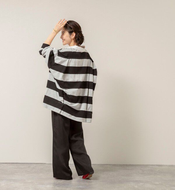 MAQWEL「【新色追加】【MAQWEL/マクウェル】ウォッシャブルBIGラガーシャツ」|シャツ・ブラウス|