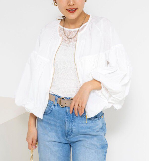 NOLLEY'S「ウォッシャブル撥水ポケッタブルボリュームブルゾン」|ブルゾン・スタジャン|