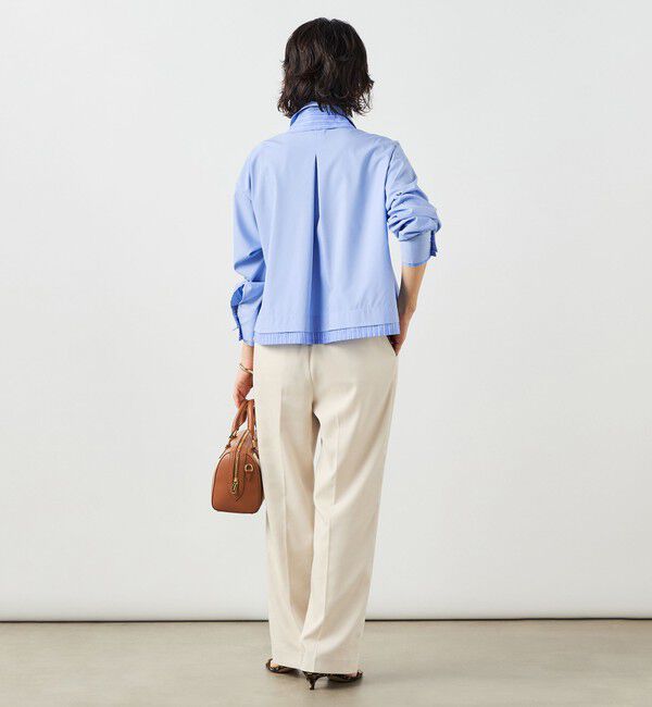 NOLLEY'S「ウォッシャブルレイヤード風ショート丈シャツ」|シャツ・ブラウス|