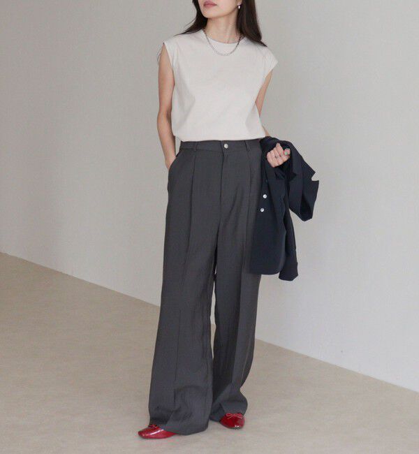 fredy emue「シルケットスムースフレンチTシャツ」|Tシャツ・カットソー|