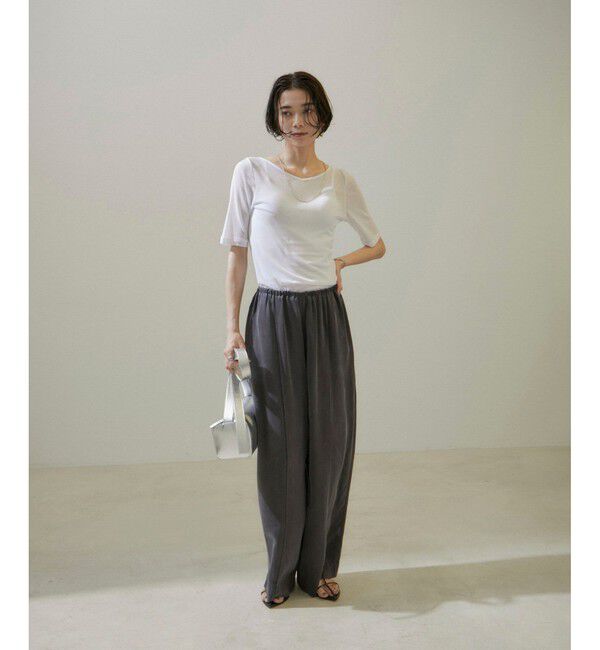 SALON adam et rope'「nu=layerジェントルVネックシアーTシャツ」|Tシャツ・カットソー|