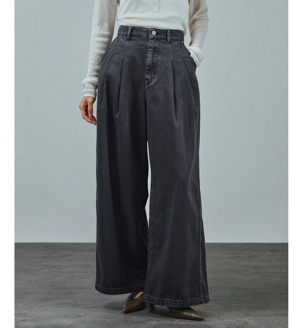 SALON adam et rope'「ブロークンツイル デニムパンツ」|デニム|