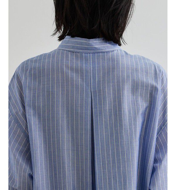 ROPE「【洗える】コットンシアークロップドシャツブラウス」|シャツ・ブラウス|